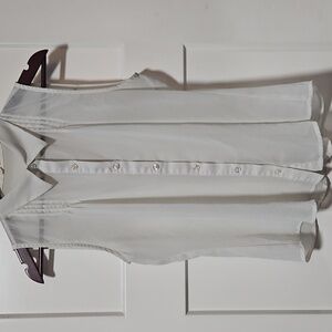 Pearl Sheer Cream Blouse